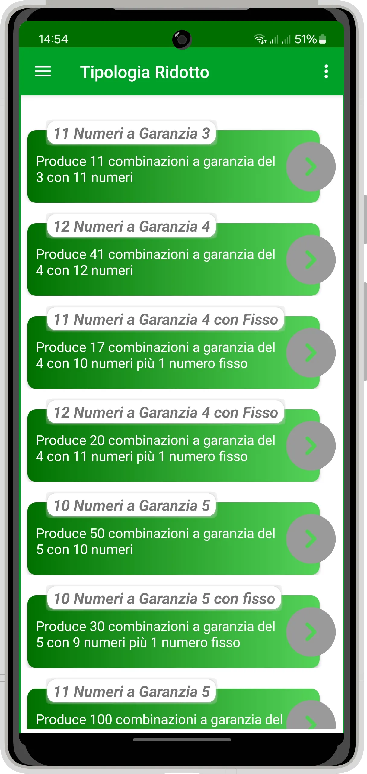 Superenalotto - Sistemi | Indus Appstore | Screenshot