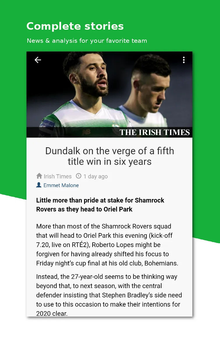 Football News Ireland | Indus Appstore | Screenshot