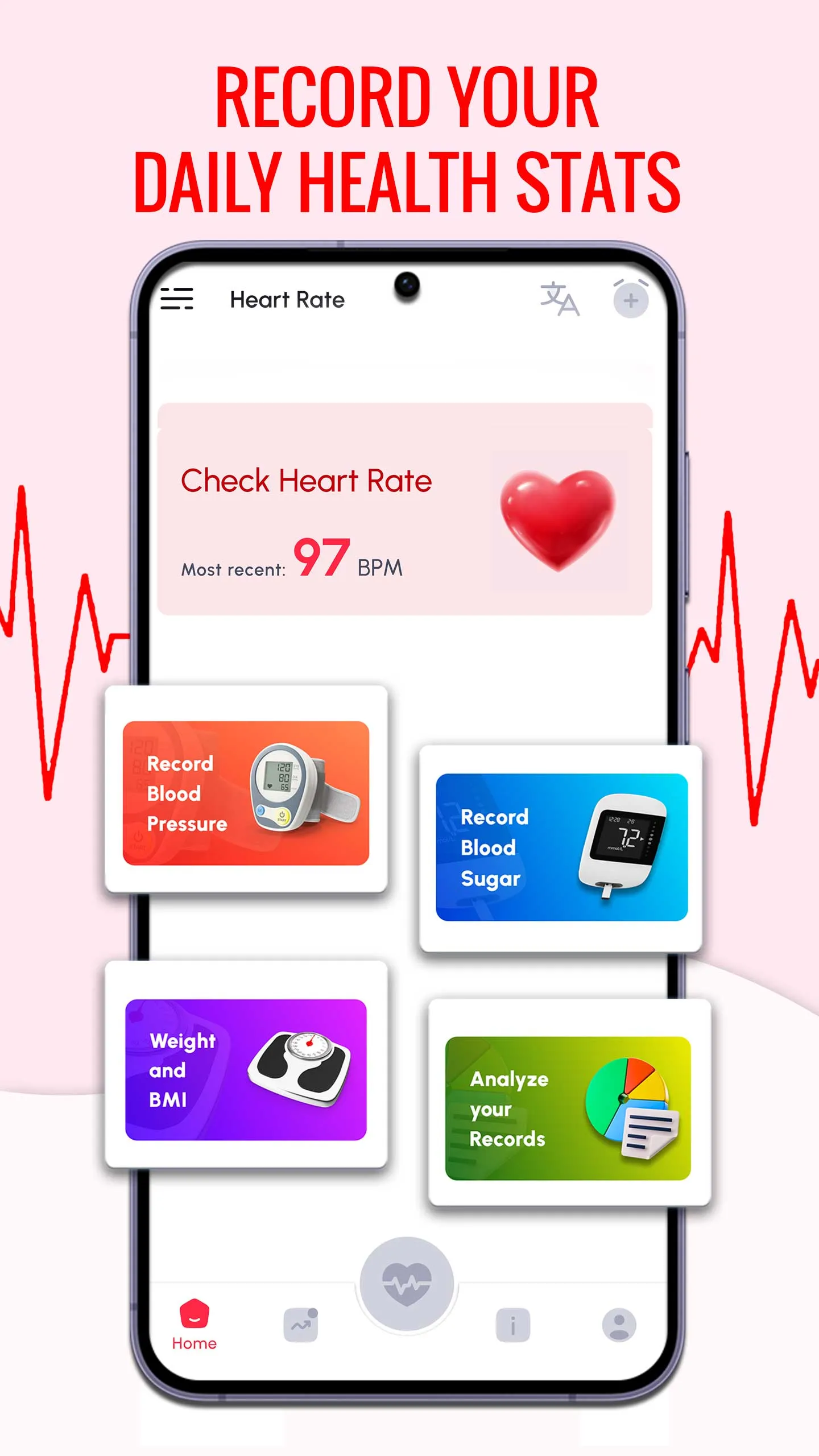 Heart Rate Monitor BPM Tracker | Indus Appstore | Screenshot