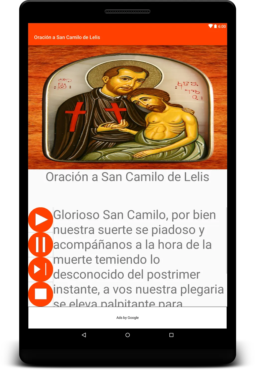 Oración a San Camilo de Lelis | Indus Appstore | Screenshot