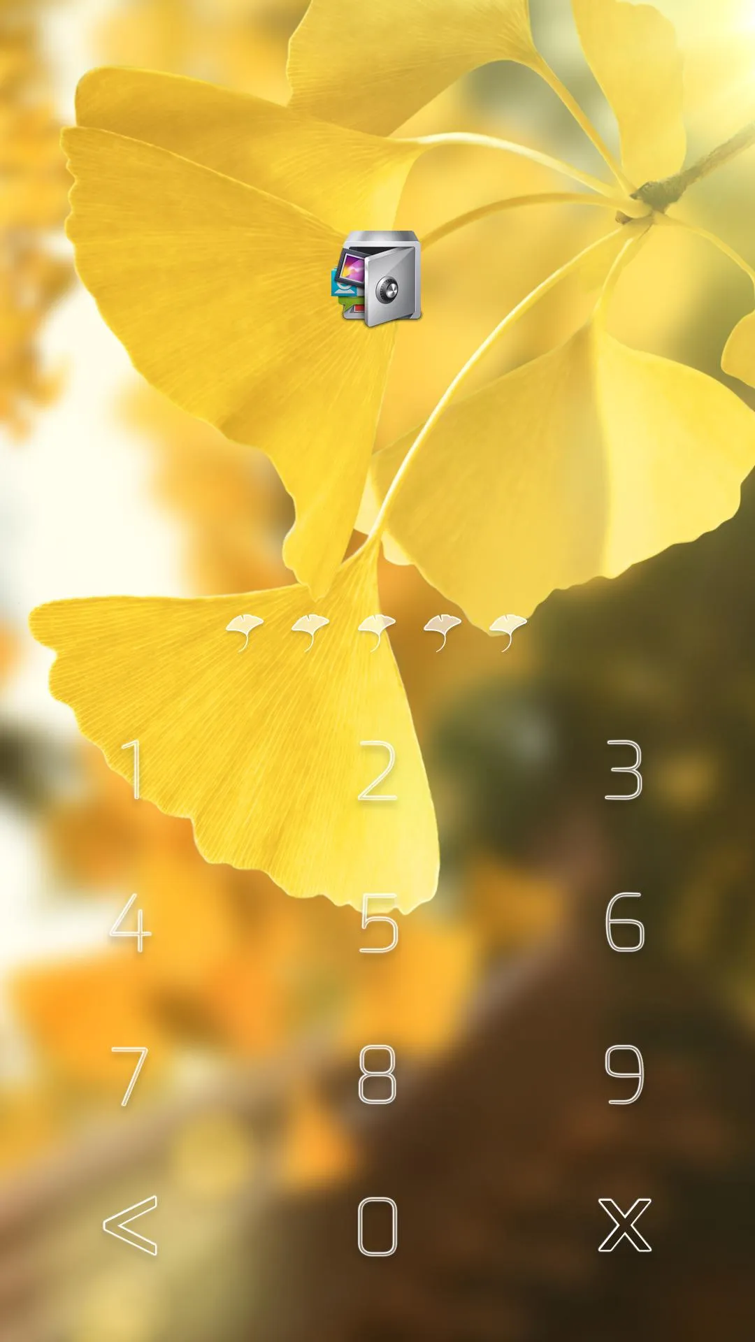 AppLock Live Theme Ginkgo | Indus Appstore | Screenshot