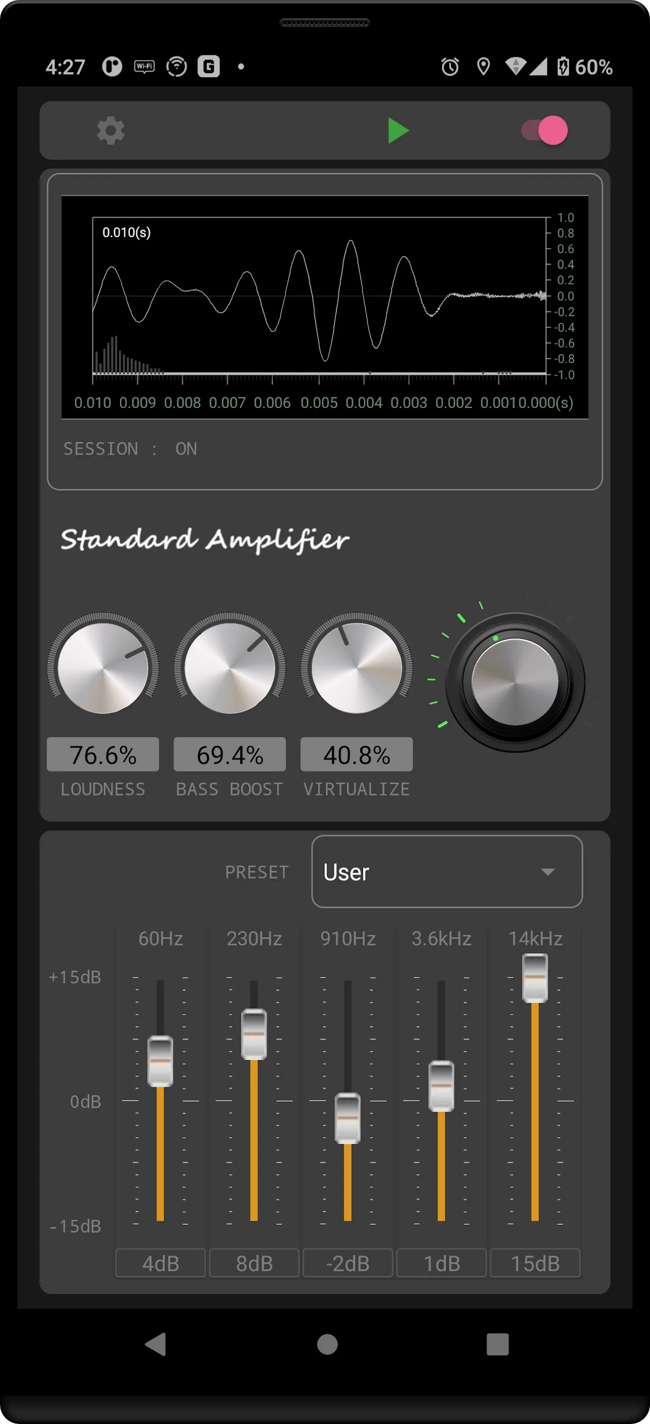 Audio Equalizer -standard | Indus Appstore | Screenshot