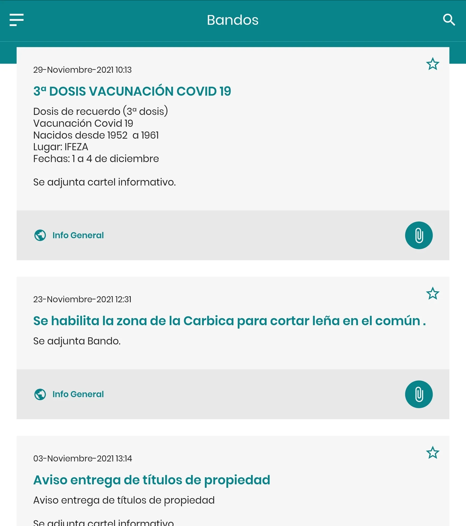 Carbajales de Alba Informa | Indus Appstore | Screenshot