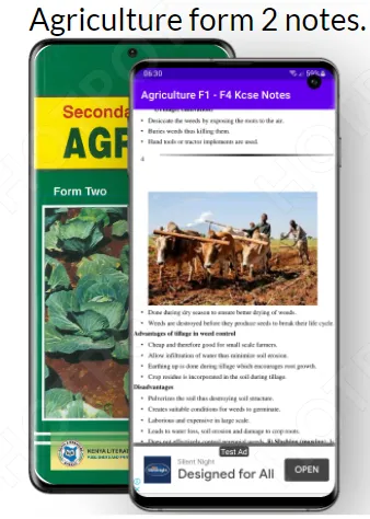 Agriculture: form 1 -  4 notes | Indus Appstore | Screenshot