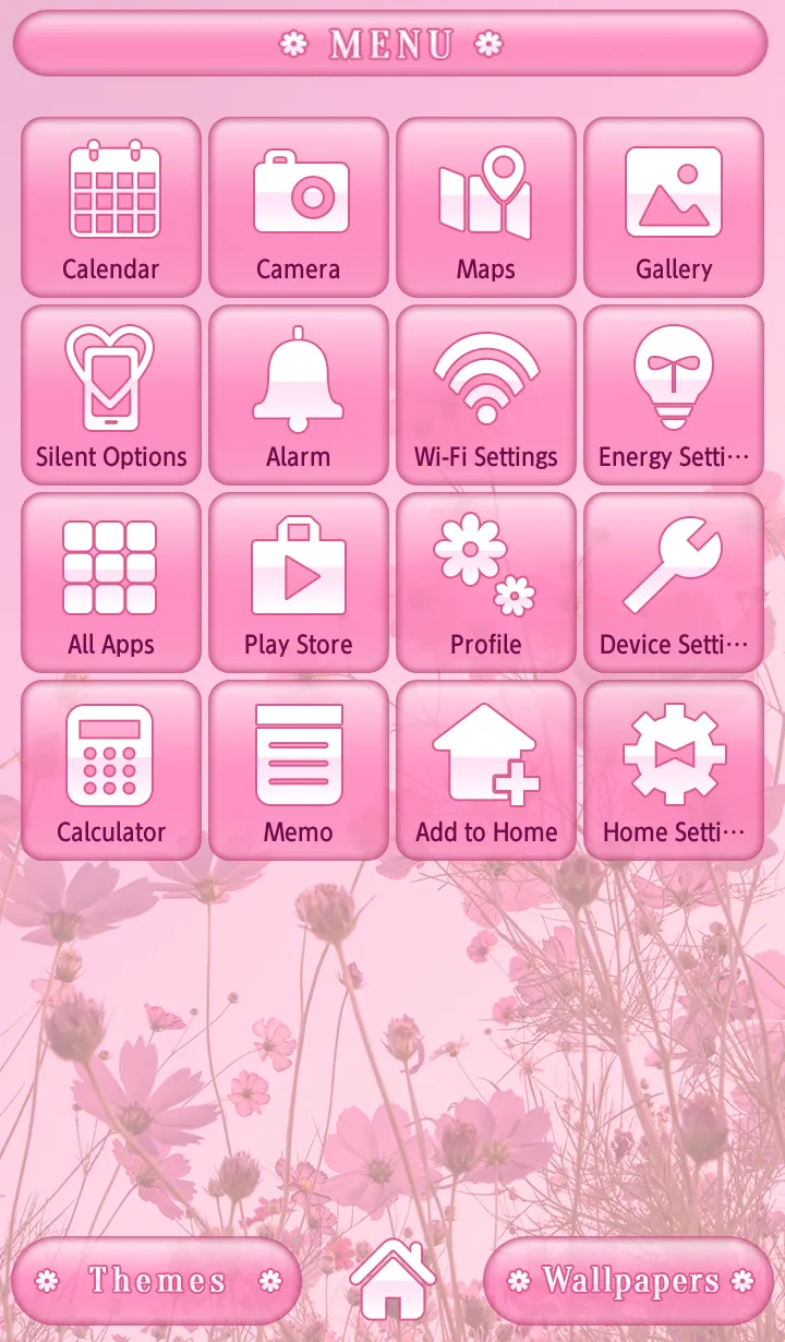 Pastel Pink Cosmos Theme | Indus Appstore | Screenshot