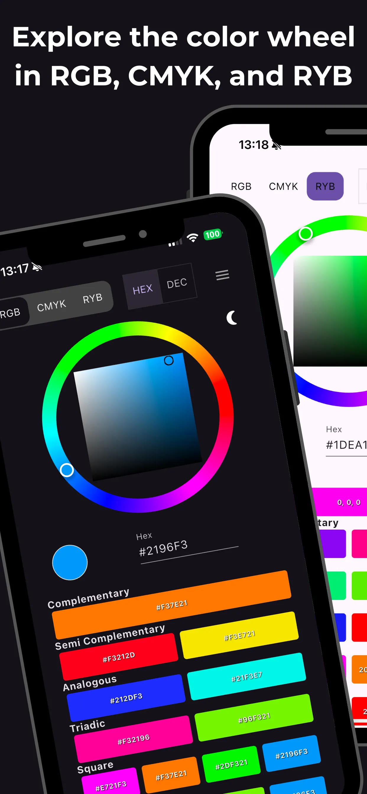 Color Wheel RGB CMYK HSL | Indus Appstore | Screenshot