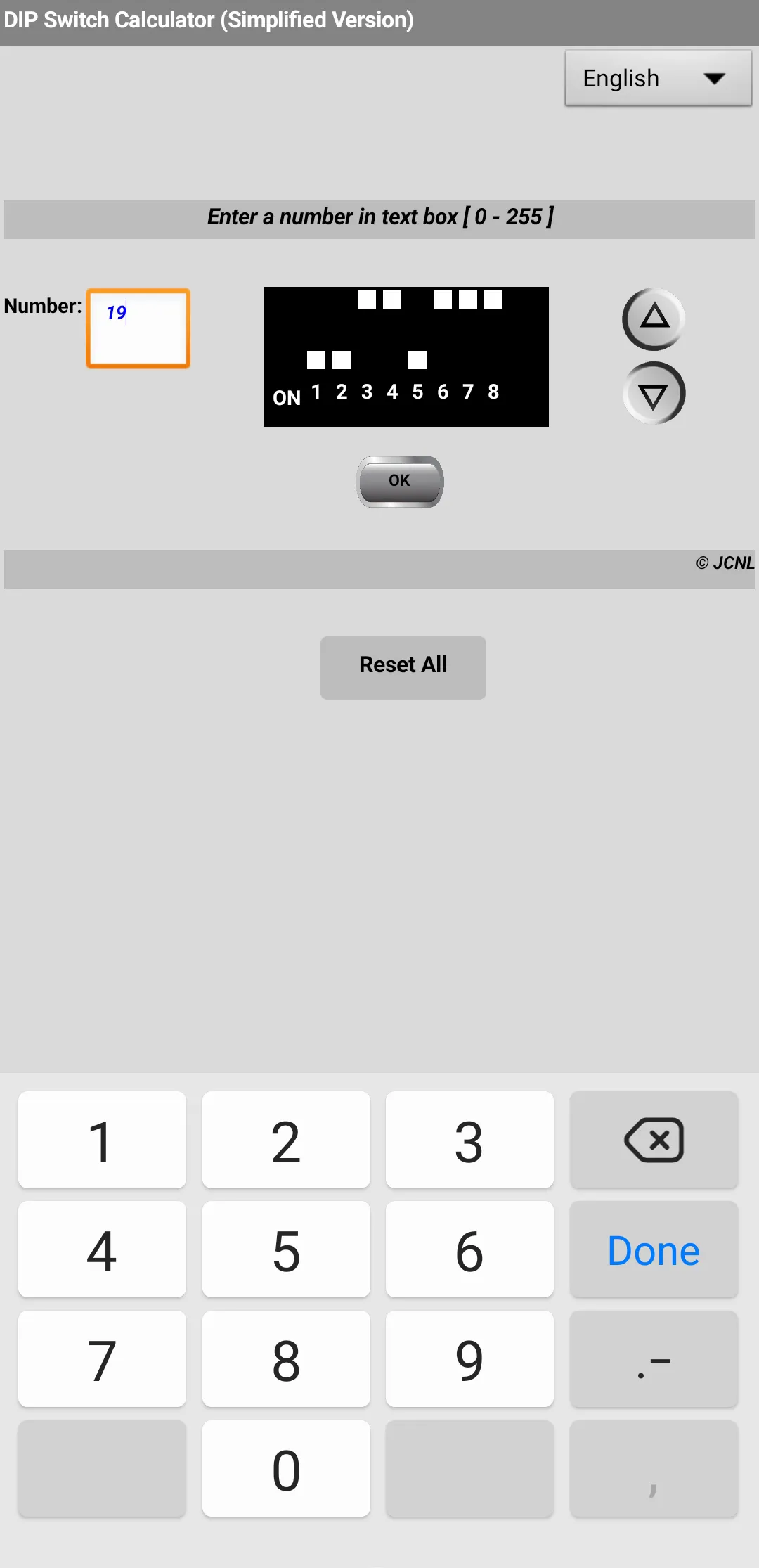 DIP Switch Calc Lite | Indus Appstore | Screenshot