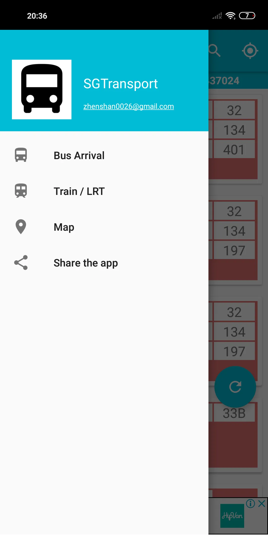 SGTransport - Bus Arrival Time | Indus Appstore | Screenshot