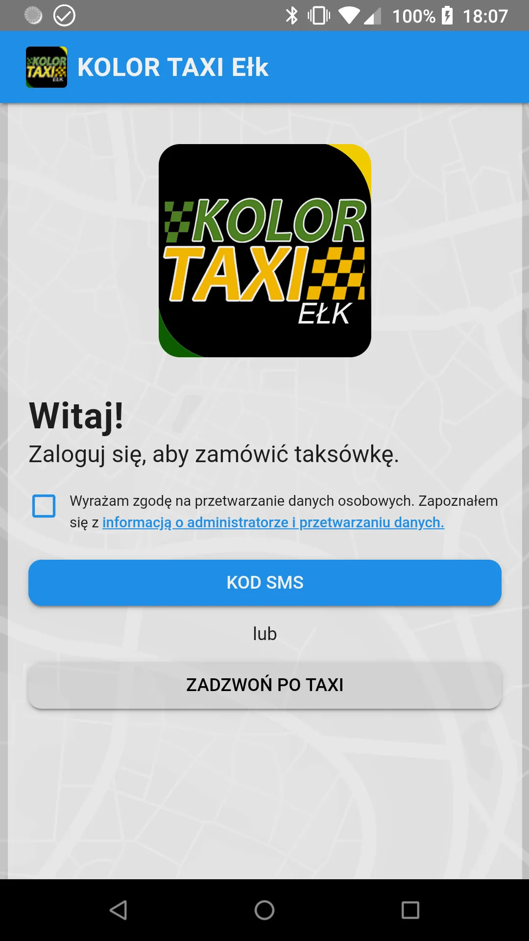 KOLOR TAXI Ełk | Indus Appstore | Screenshot