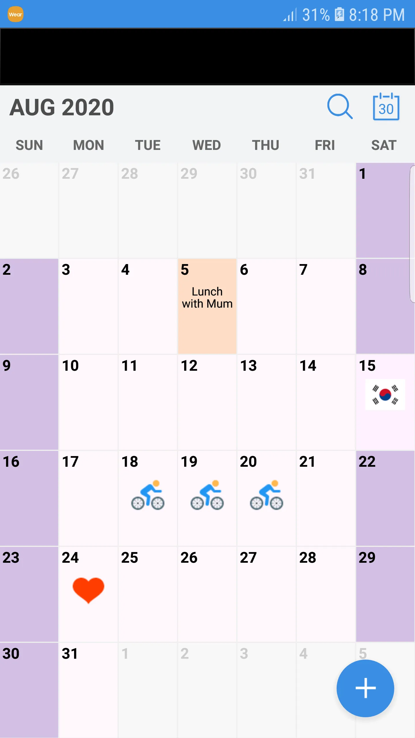 South Korea Calendar 2024 | Indus Appstore | Screenshot