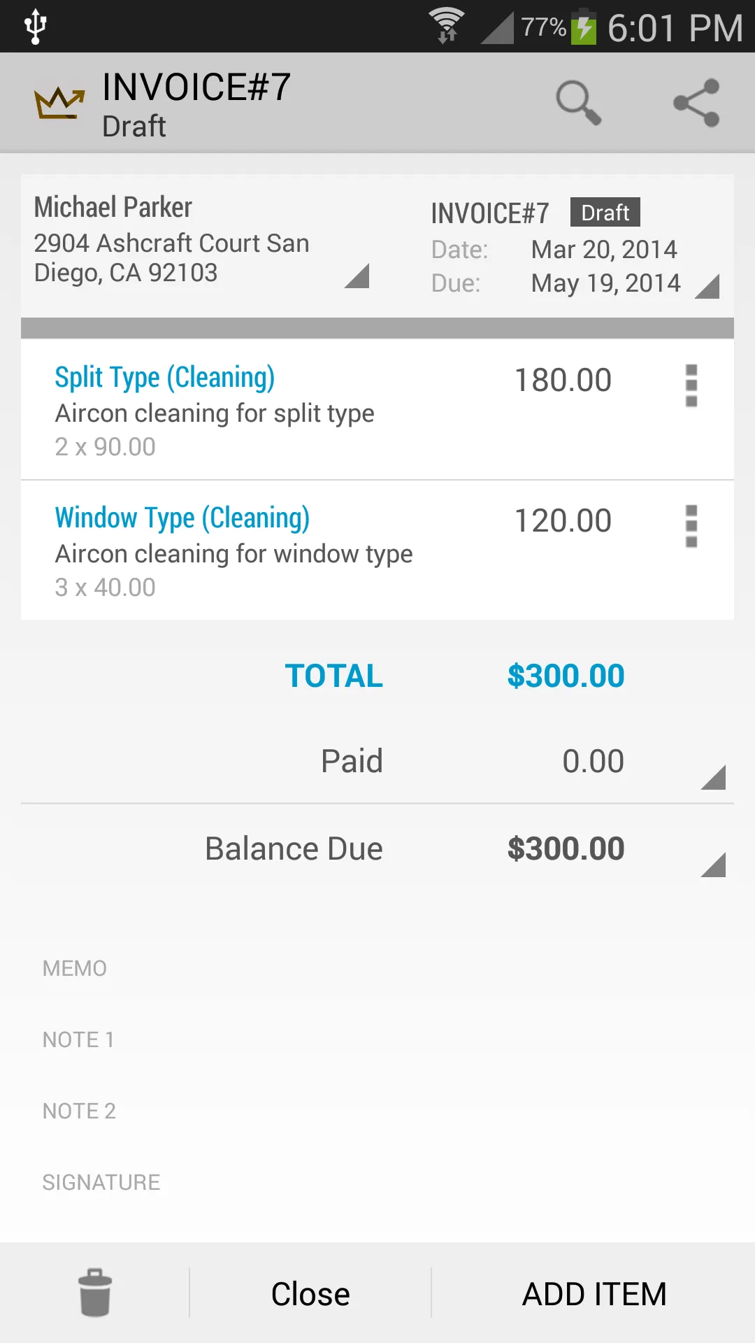 Invoice King | Indus Appstore | Screenshot