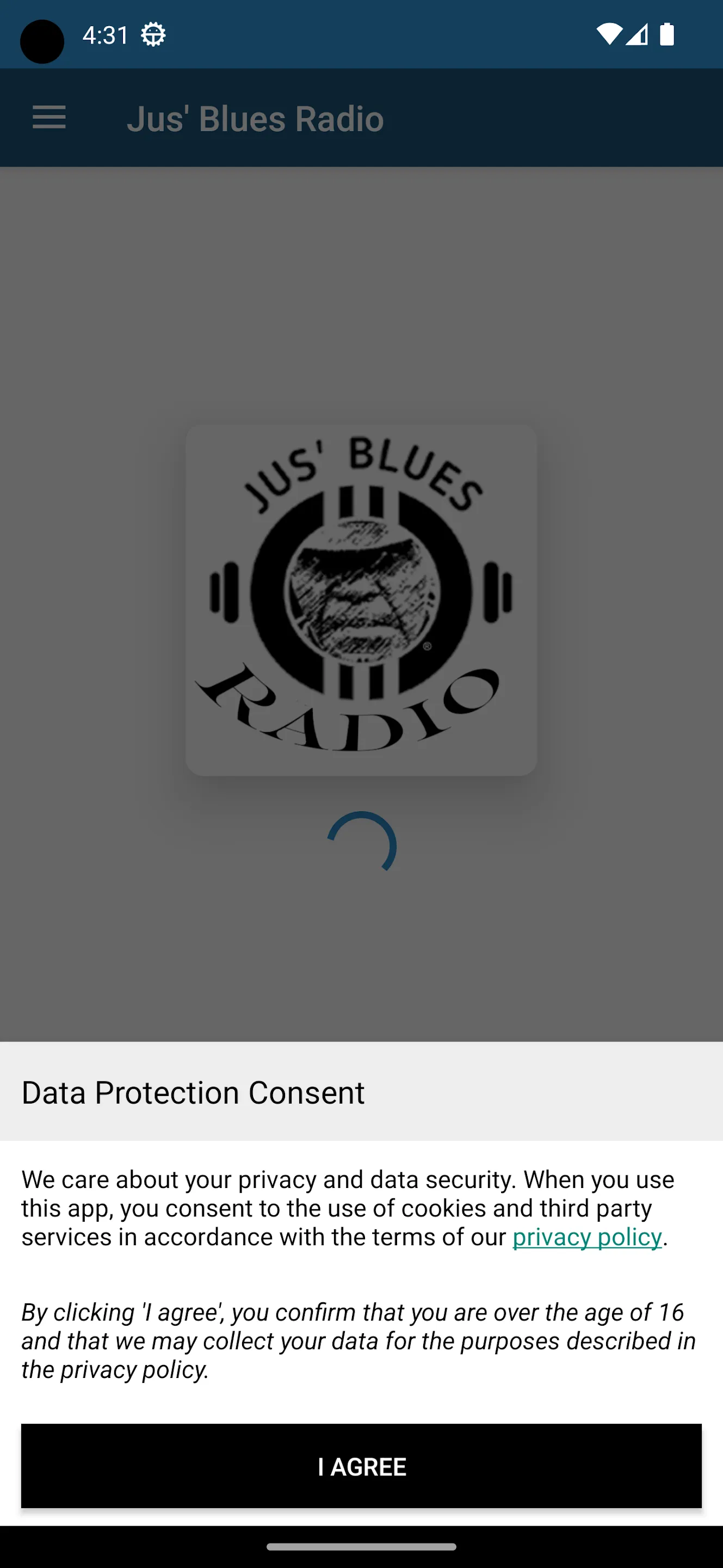 Jus' Blues Radio | Indus Appstore | Screenshot