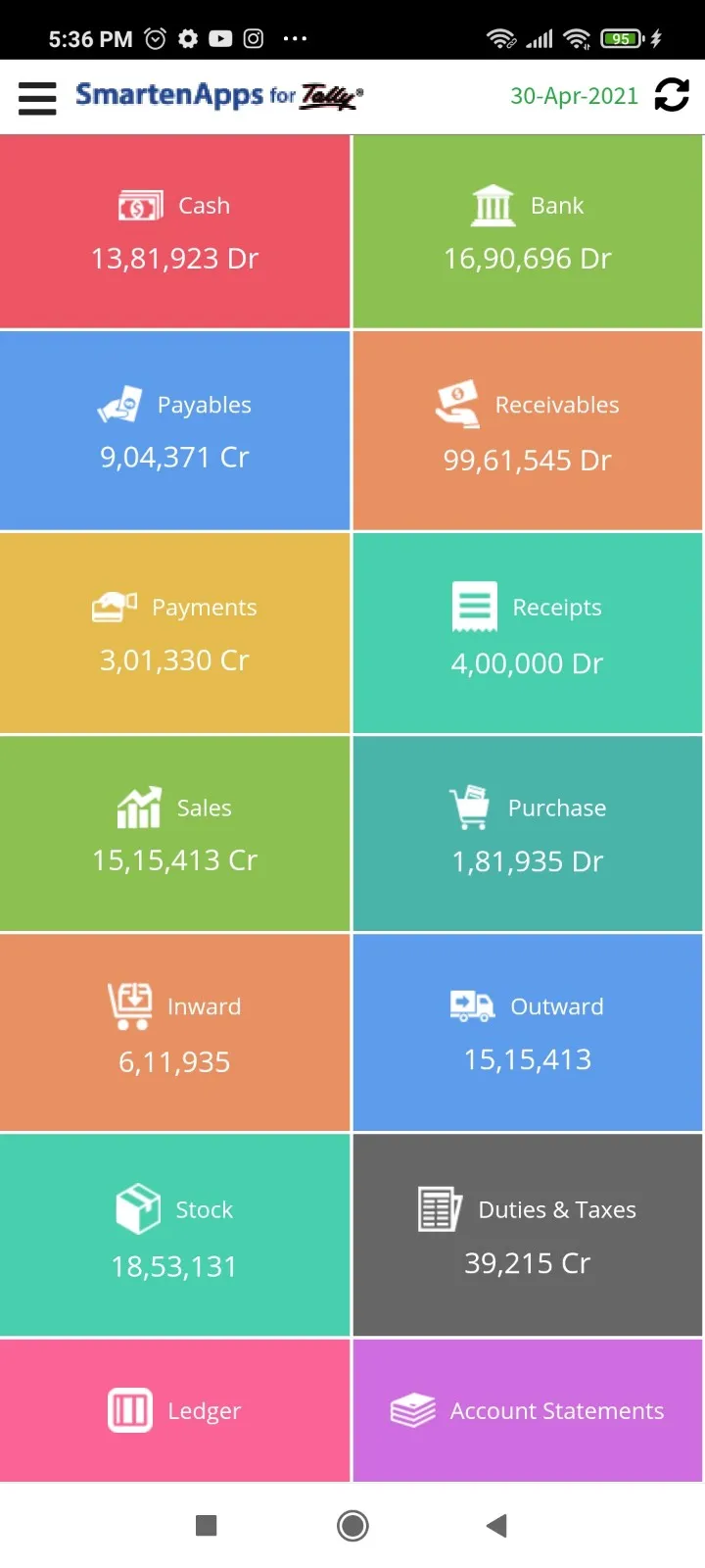 SmartenApps for Tally | Indus Appstore | Screenshot