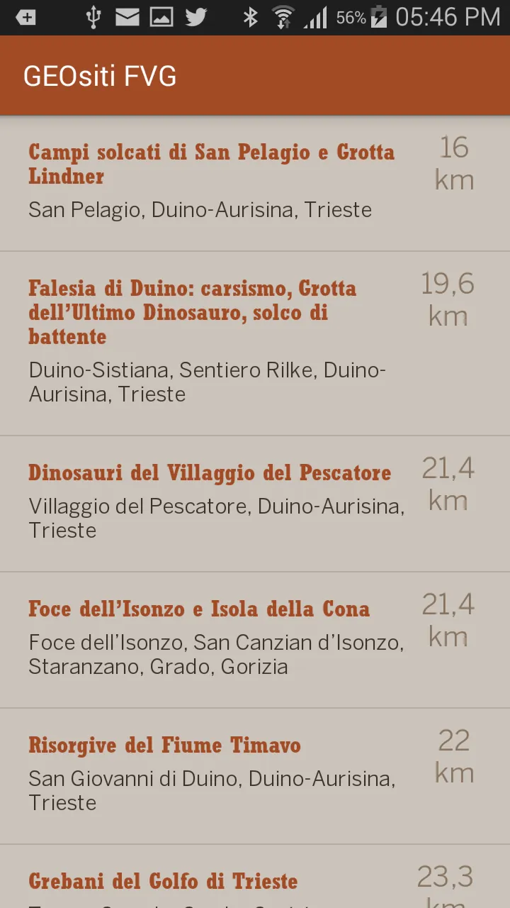 GEOsiti  Friuli Venezia Giulia | Indus Appstore | Screenshot