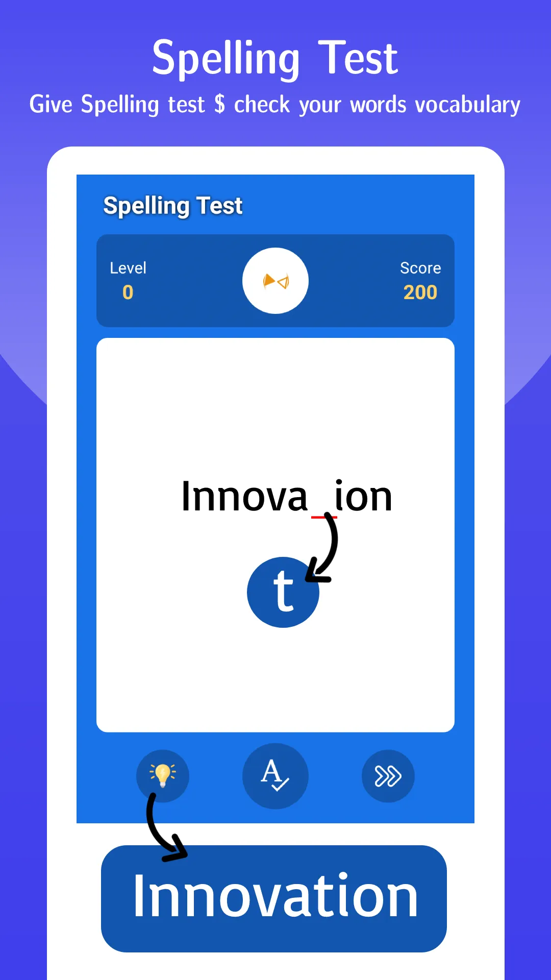 spelling checker and tester | Indus Appstore | Screenshot