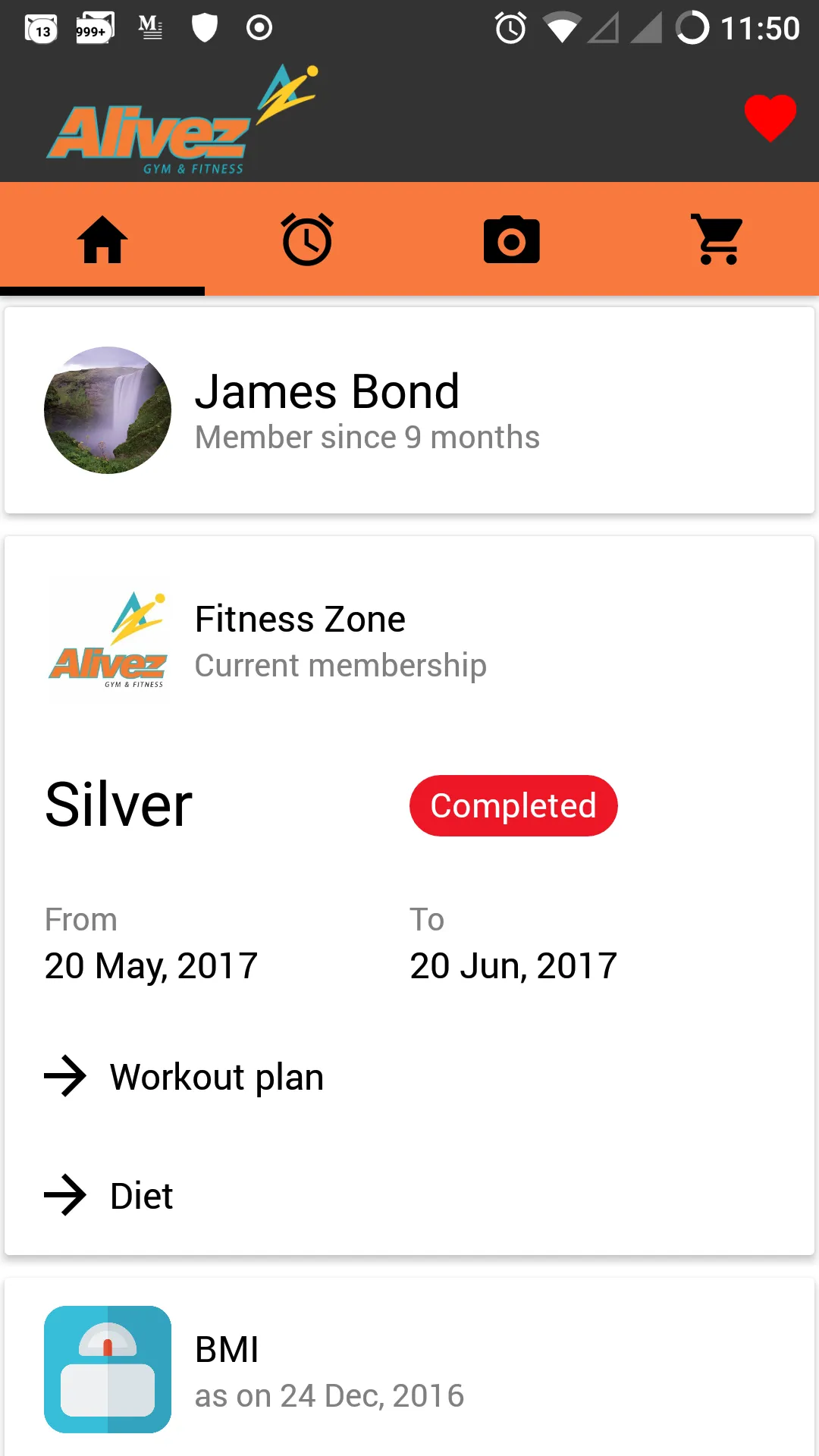 Alivez - Gym & Fitness | Indus Appstore | Screenshot