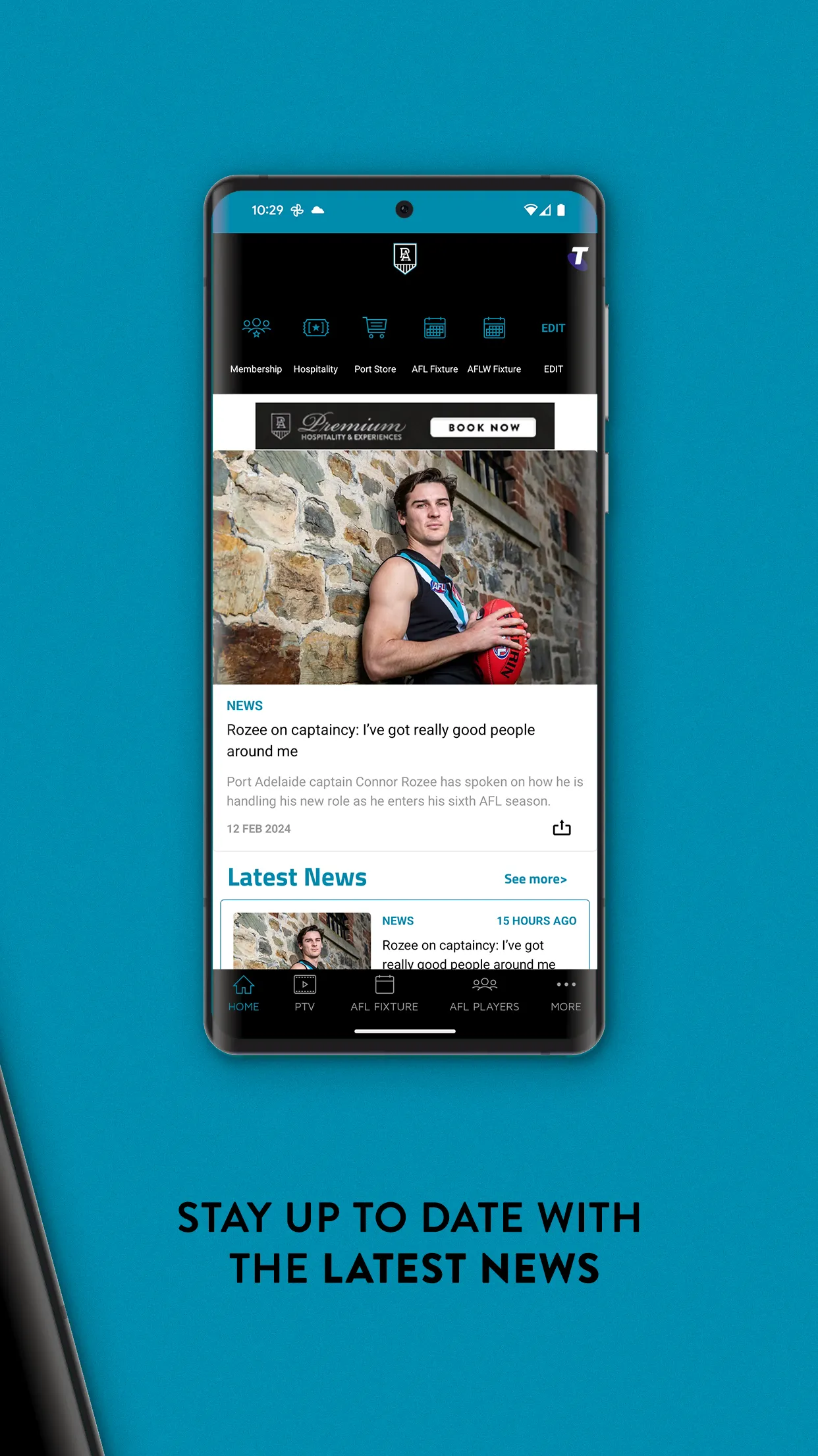 Port Adelaide Official App | Indus Appstore | Screenshot