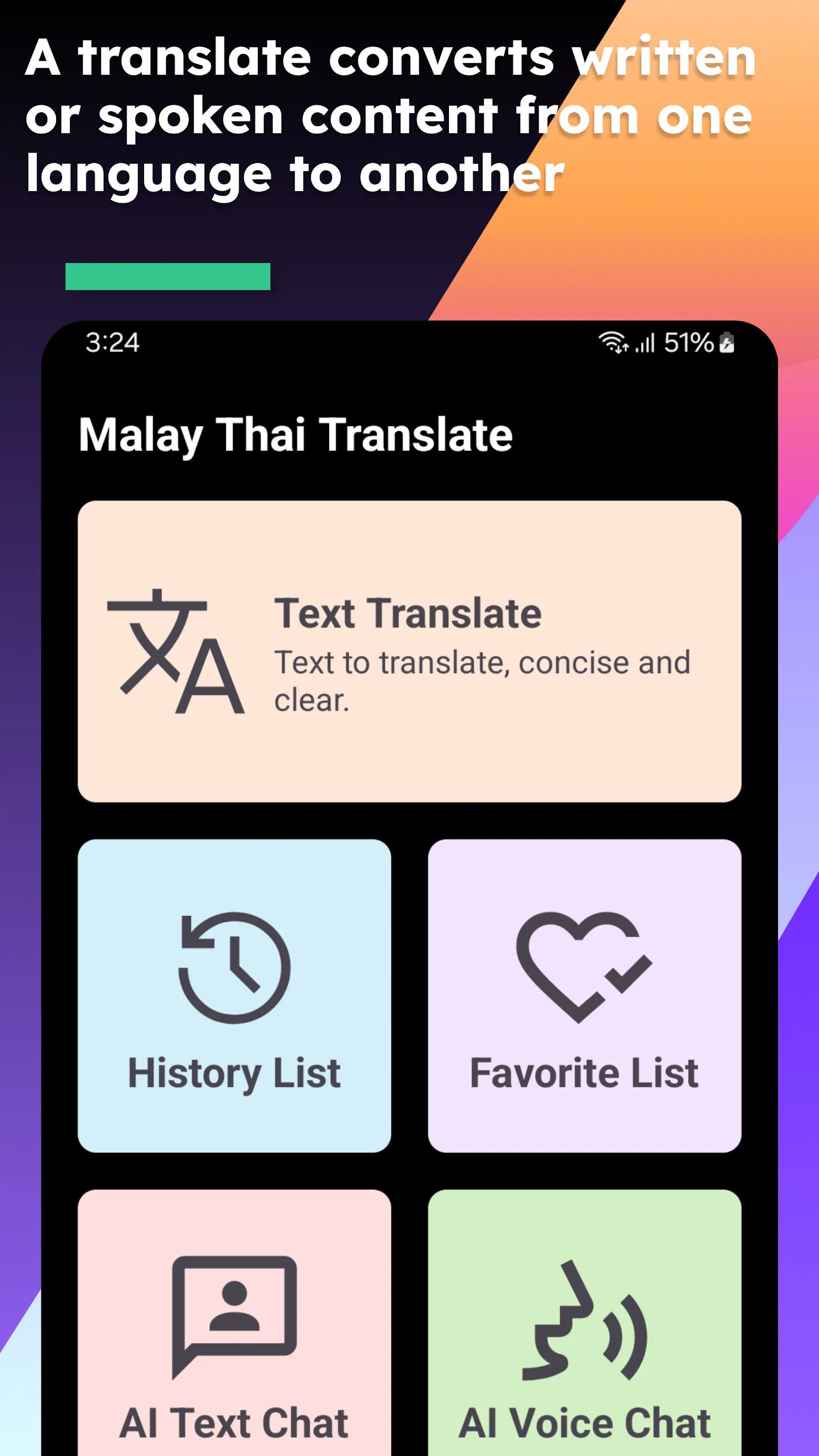 Malay Thai Translate | Indus Appstore | Screenshot