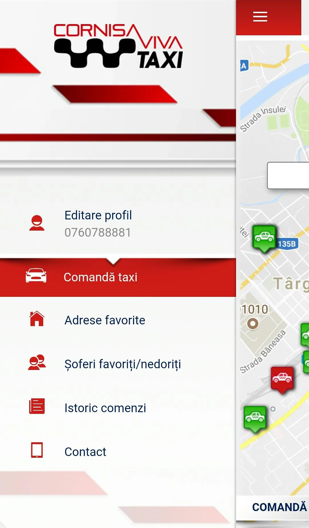 Taxi Cornisa Viva | Indus Appstore | Screenshot