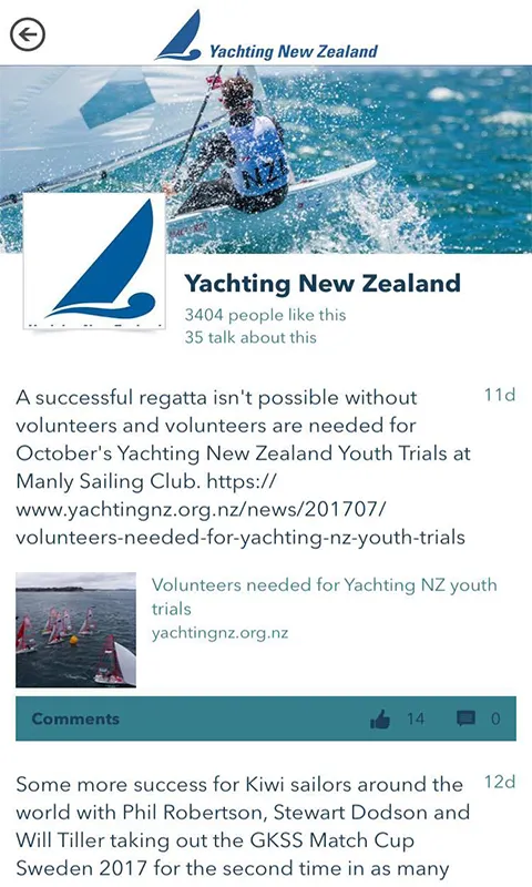 Yachting NZ | Indus Appstore | Screenshot