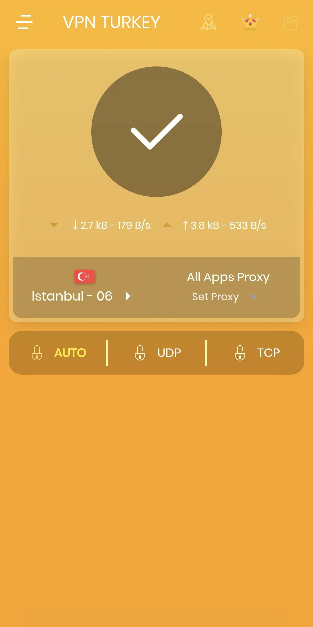 VPN TURKEY - Unlimited & Proxy | Indus Appstore | Screenshot