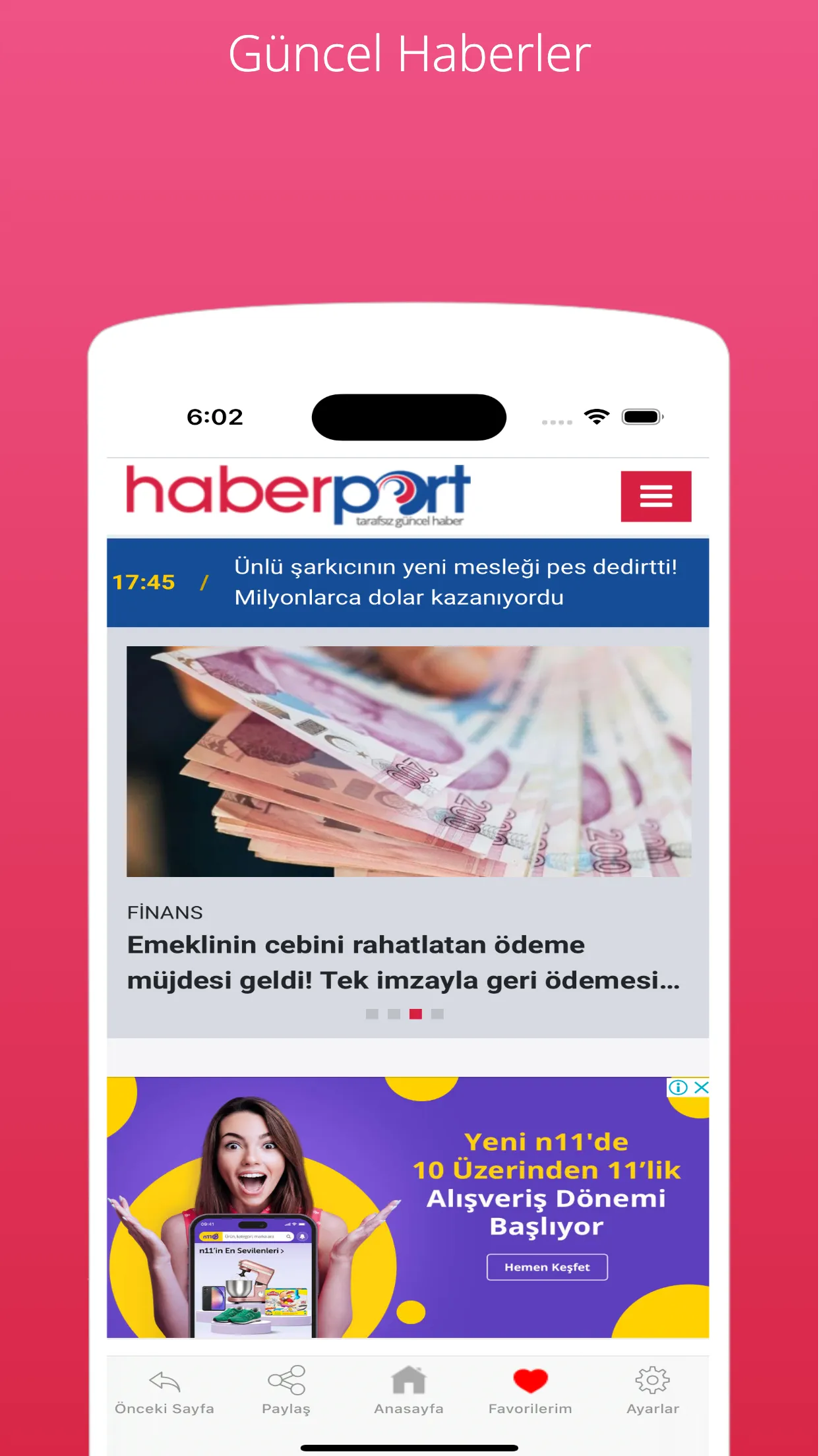 Haberport -Son Dakika Haberler | Indus Appstore | Screenshot