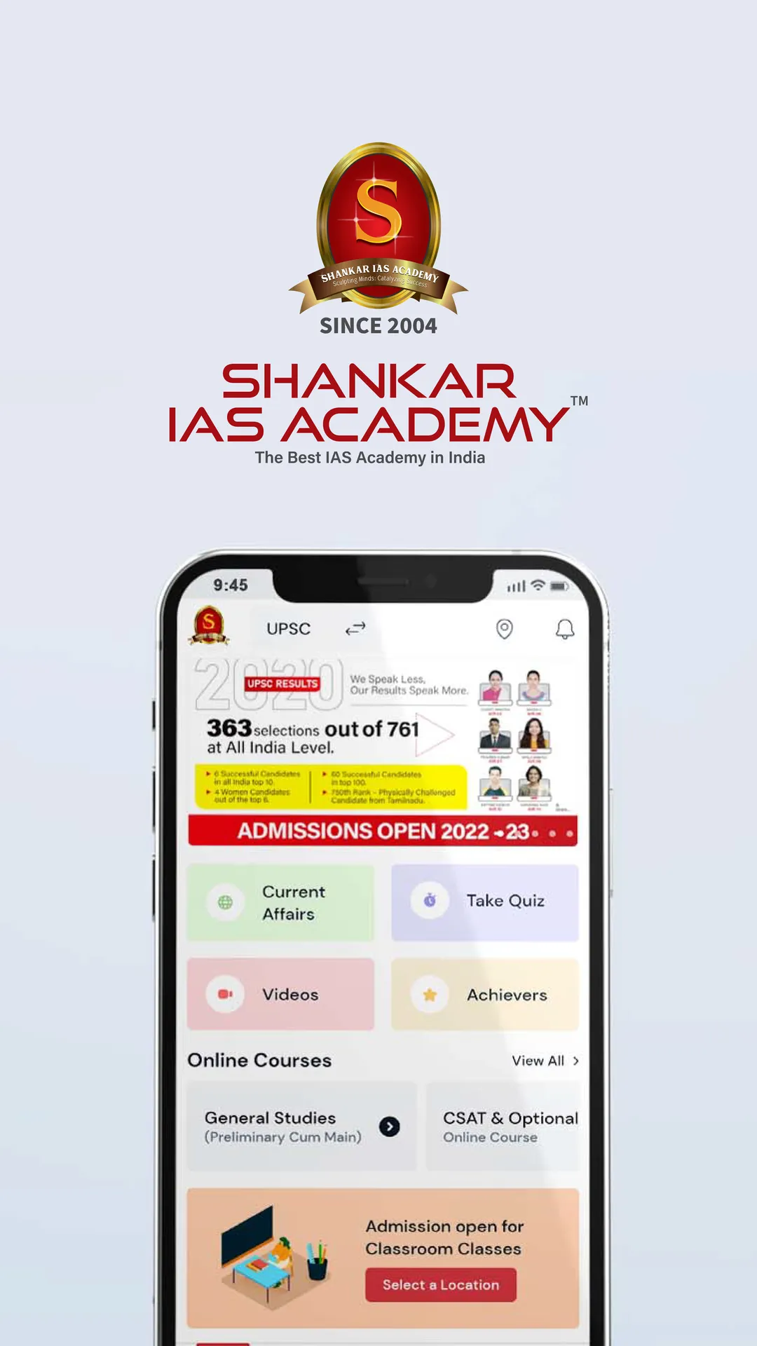 Shankar IAS Academy | Indus Appstore | Screenshot