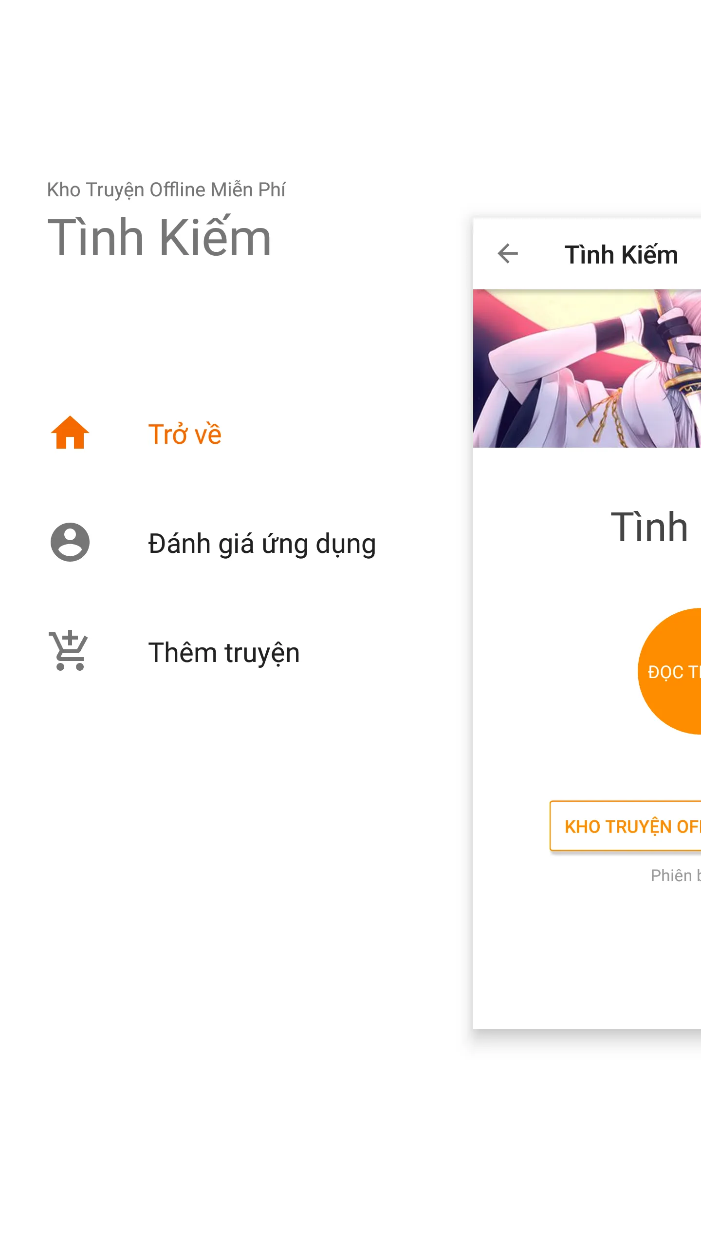 Tình Kiếm - Truyện offline | Indus Appstore | Screenshot