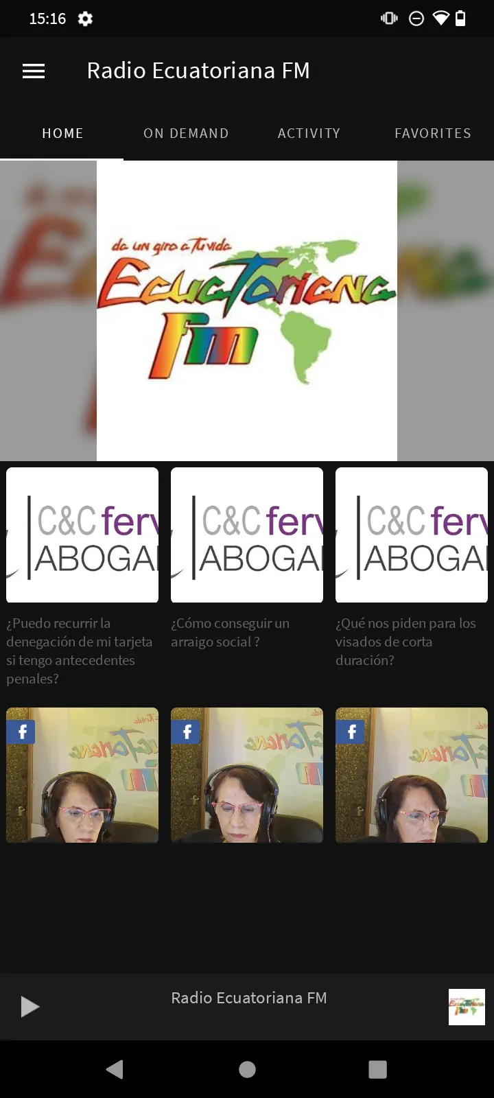 Radio Ecuatoriana FM | Indus Appstore | Screenshot