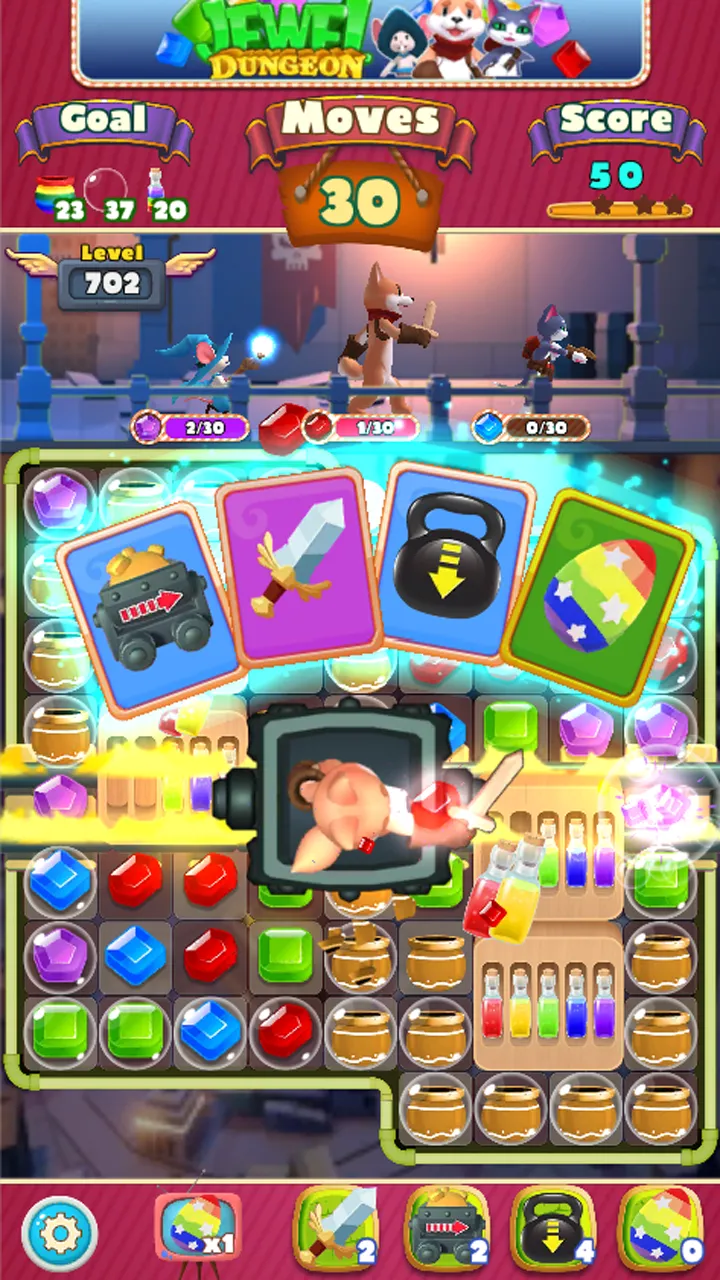 Jewel Dungeon - Match 3 Puzzle | Indus Appstore | Screenshot