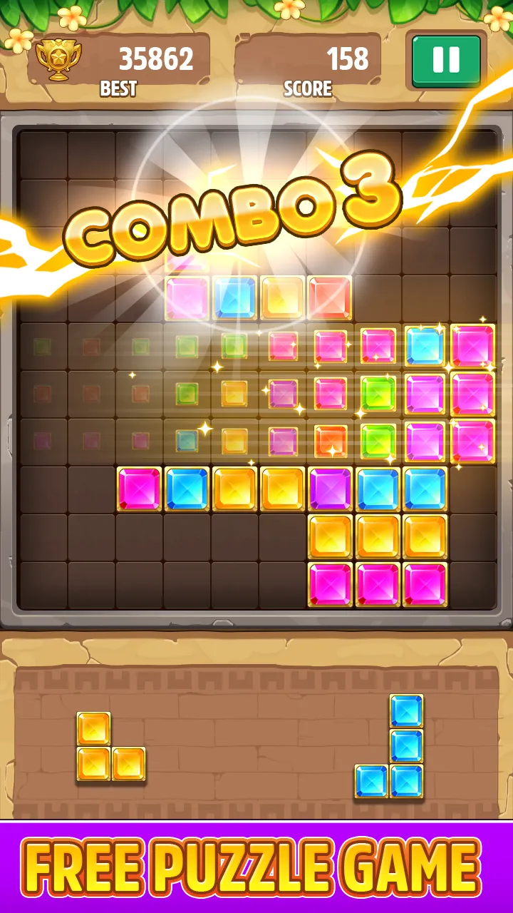 Jewel Block Puzzle Game | Indus Appstore | Screenshot