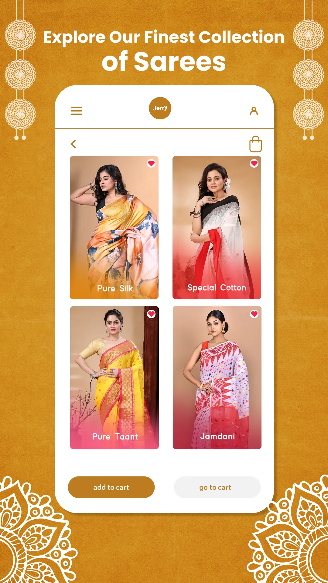 Jerry: Saree Shopping Online | Indus Appstore | Screenshot