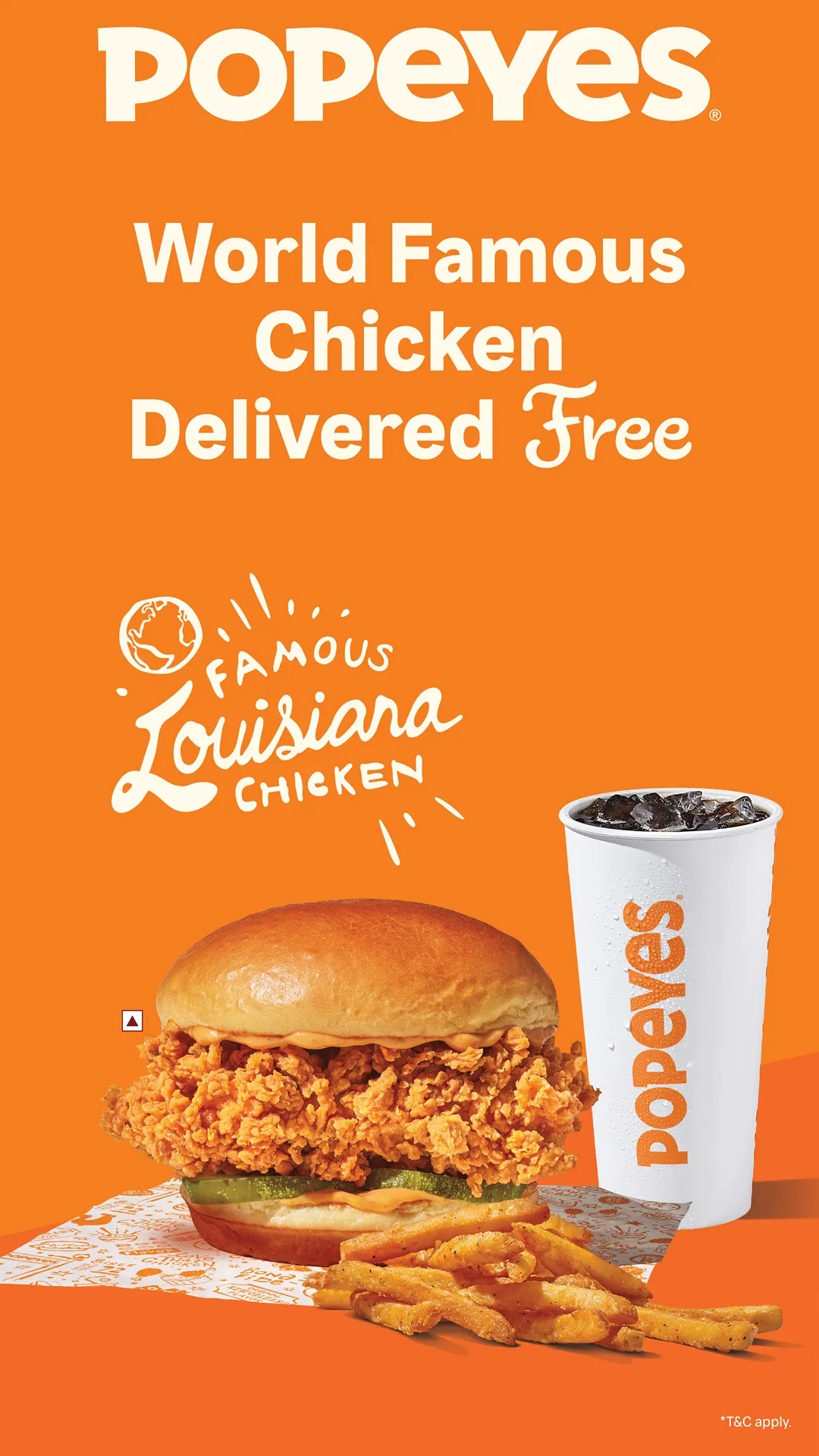 Popeyes India: Food Delivery | Indus Appstore | Screenshot