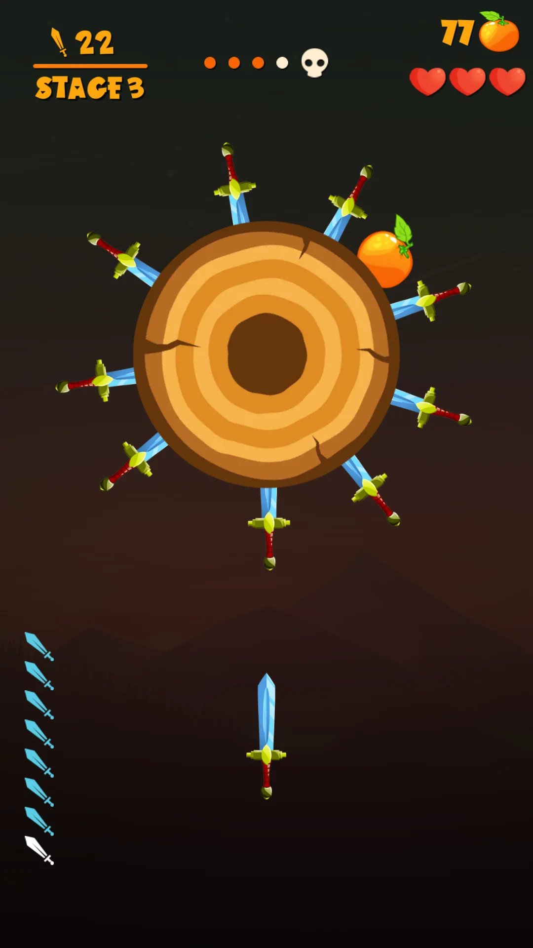 Knife Shooter: Throw & Hit | Indus Appstore | Screenshot