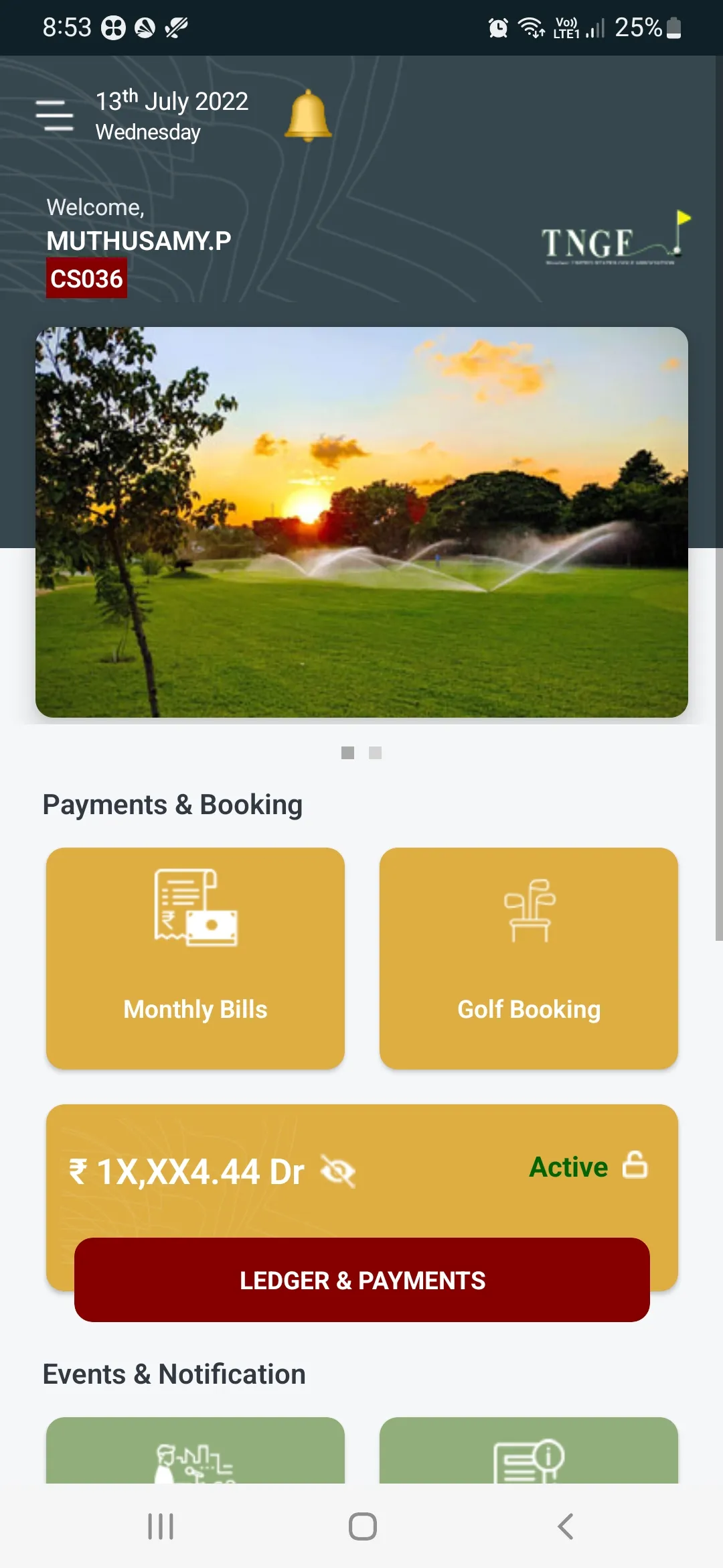 Tamil Nadu Golf Federation | Indus Appstore | Screenshot