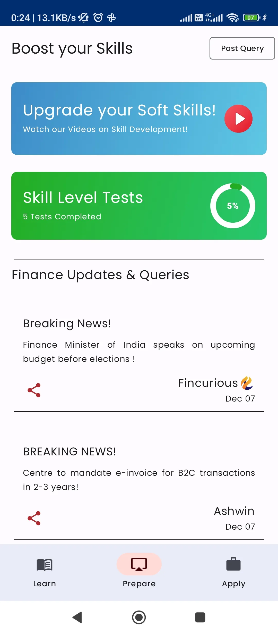 Fincurious | Indus Appstore | Screenshot