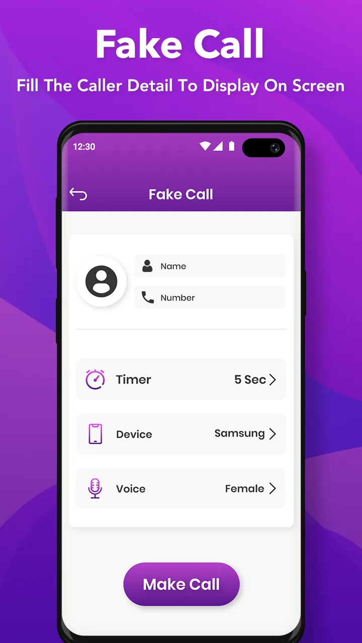 Fake Call : Prank Call & Fake  | Indus Appstore | Screenshot