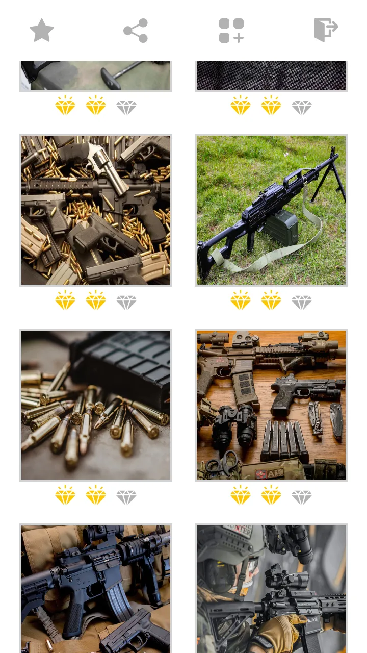 Jigsaw Weapon Mosaic Puzzles | Indus Appstore | Screenshot