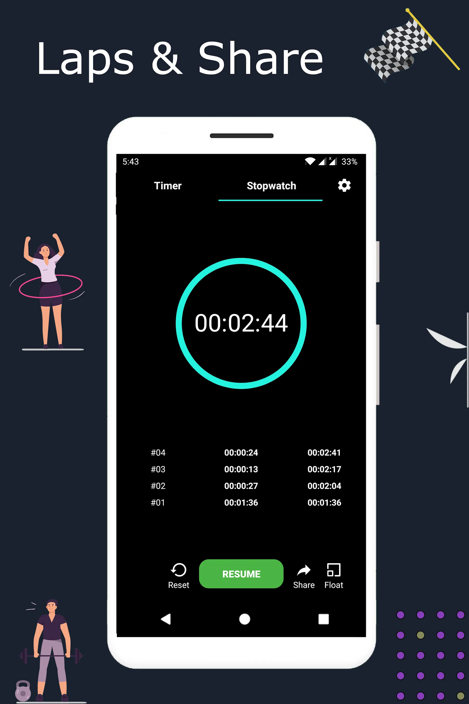 Timer Stopwatch App - Sound | Indus Appstore | Screenshot