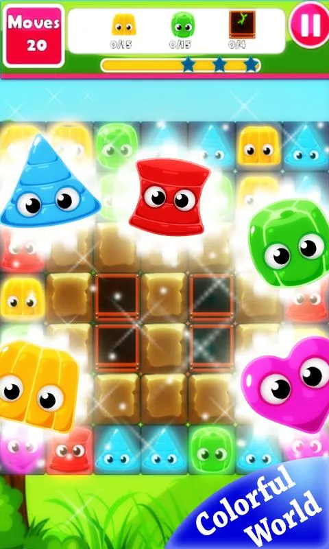 Jelly Three Match Game 2023 | Indus Appstore | Screenshot