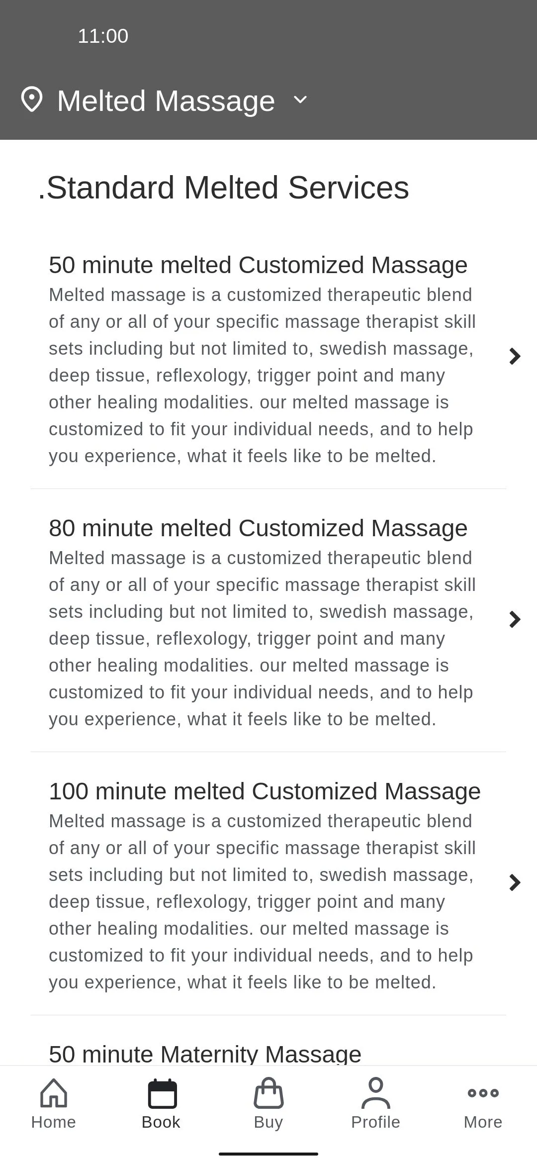 melted massage | Indus Appstore | Screenshot