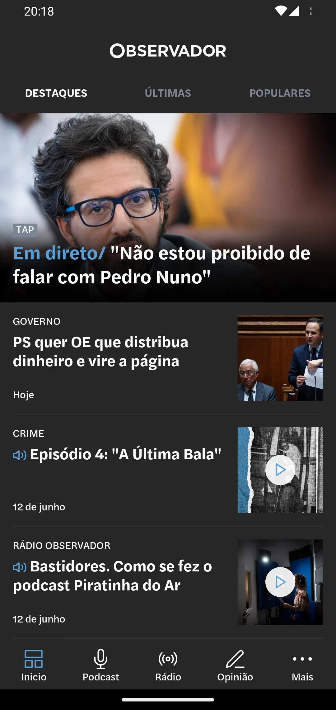 Observador | Indus Appstore | Screenshot