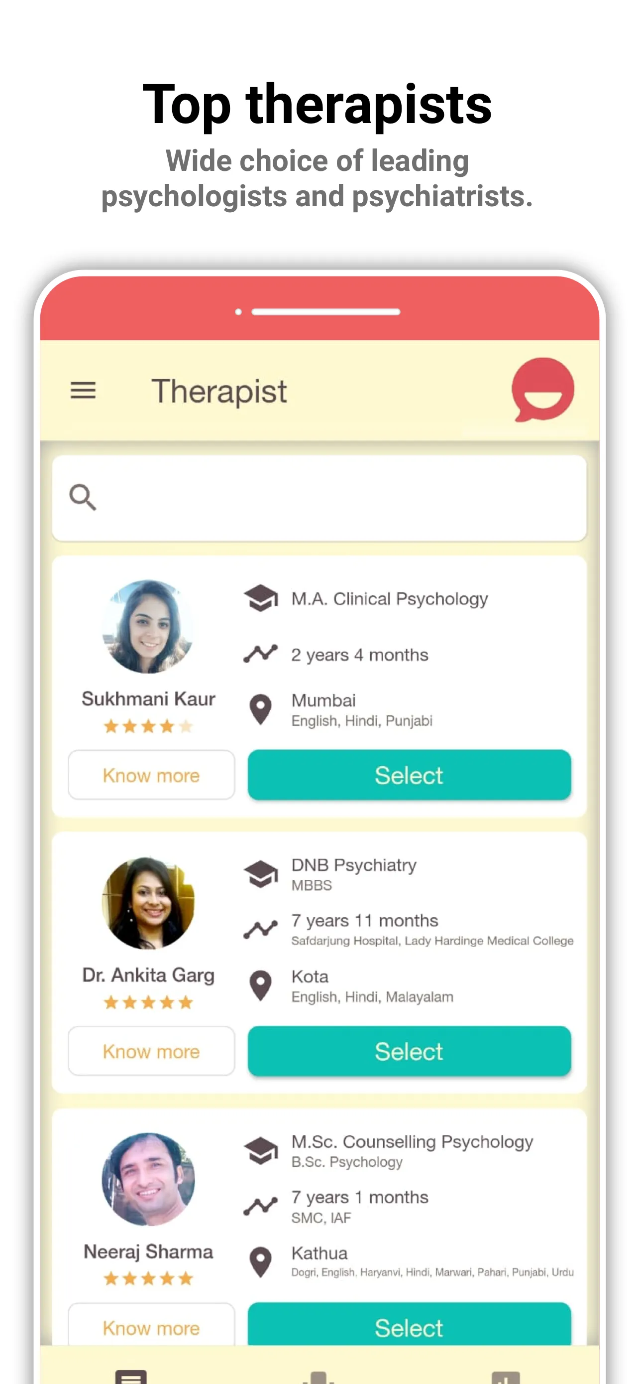 TickTalkTo Counseling Therapy | Indus Appstore | Screenshot