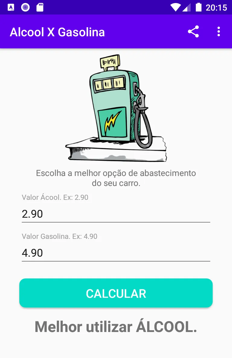 Alcool X Gasolina | Indus Appstore | Screenshot