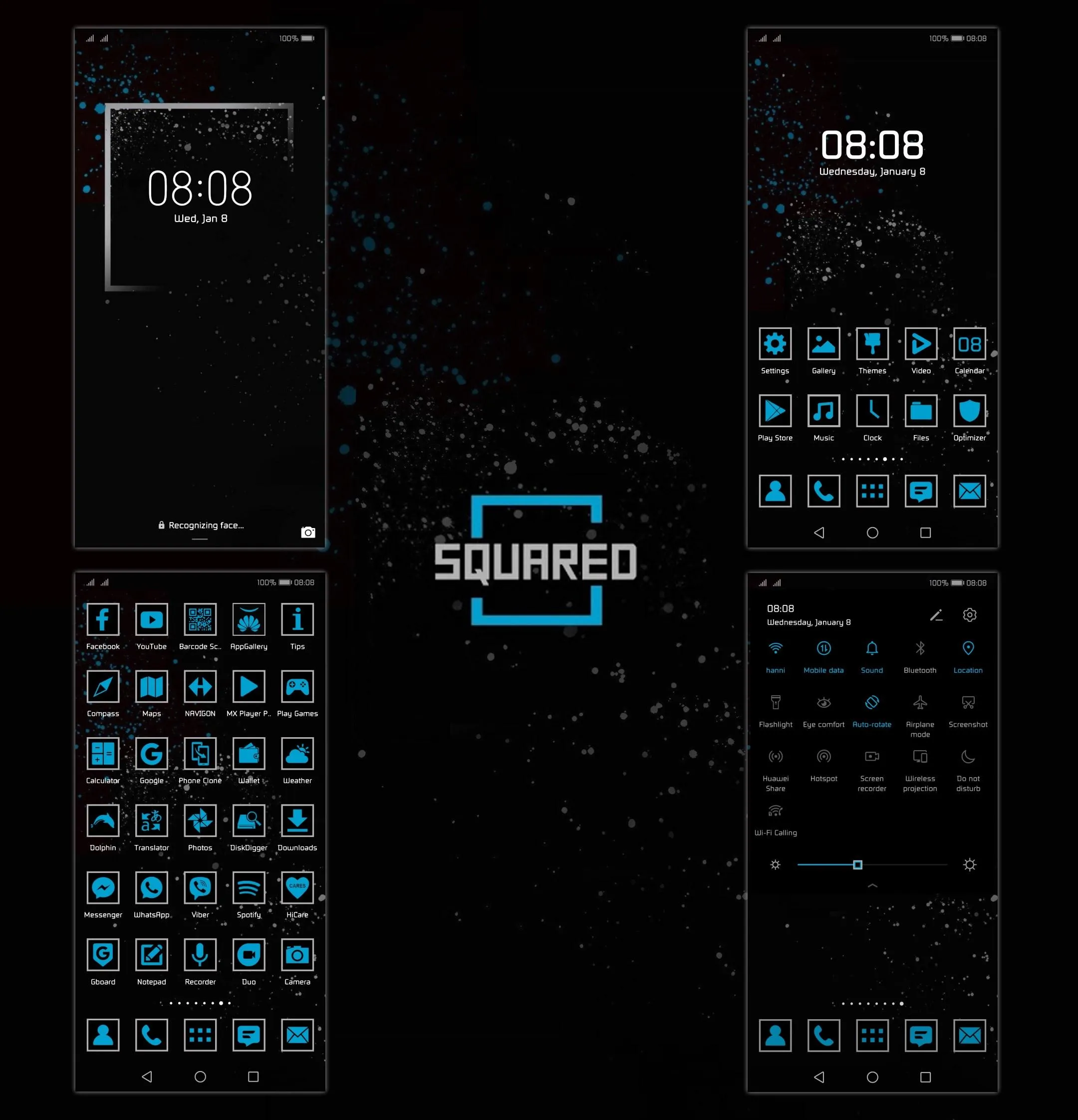 [EMUI 9.1]Squared Theme | Indus Appstore | Screenshot