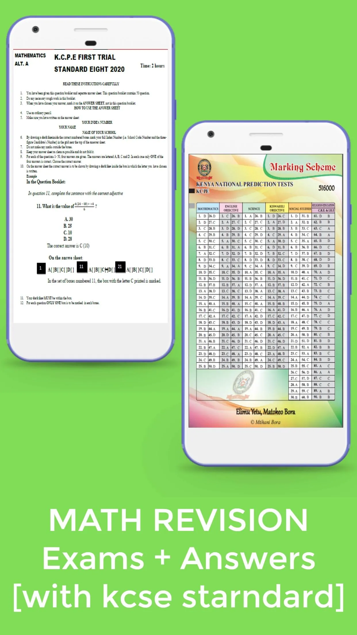 Kcpe Math  Exams + Answers | Indus Appstore | Screenshot