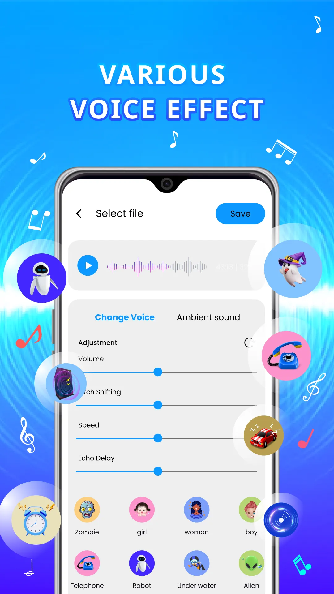 Voice Changer - Audio Effects | Indus Appstore | Screenshot