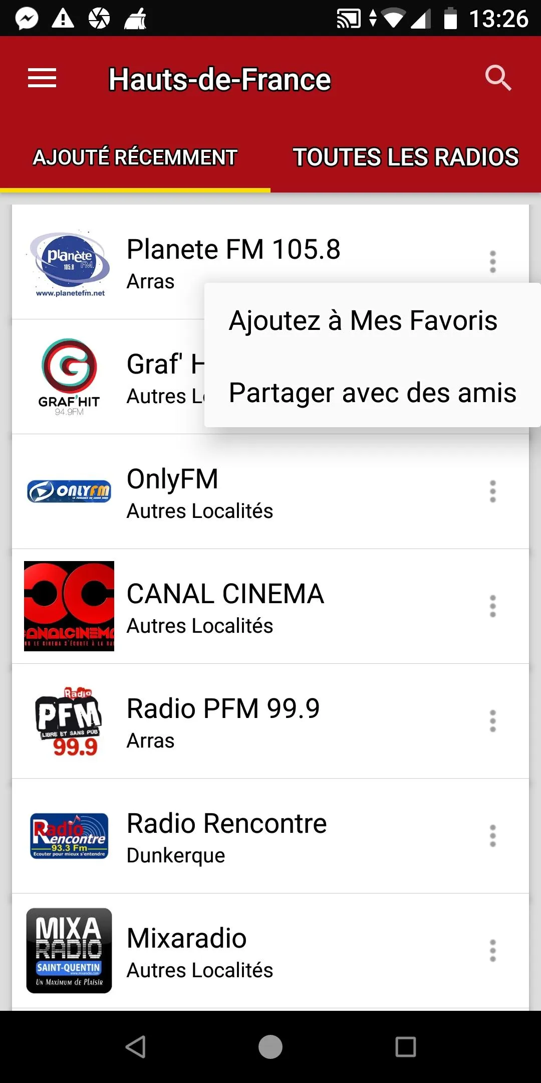 Radios de Hauts-de-France | Indus Appstore | Screenshot