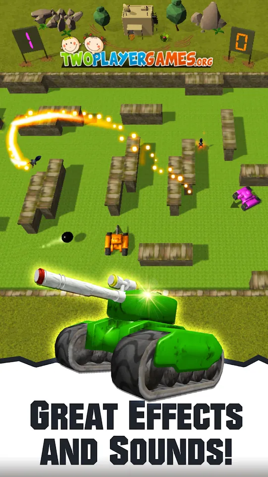 2 Player Tank Wars | Indus Appstore | Screenshot