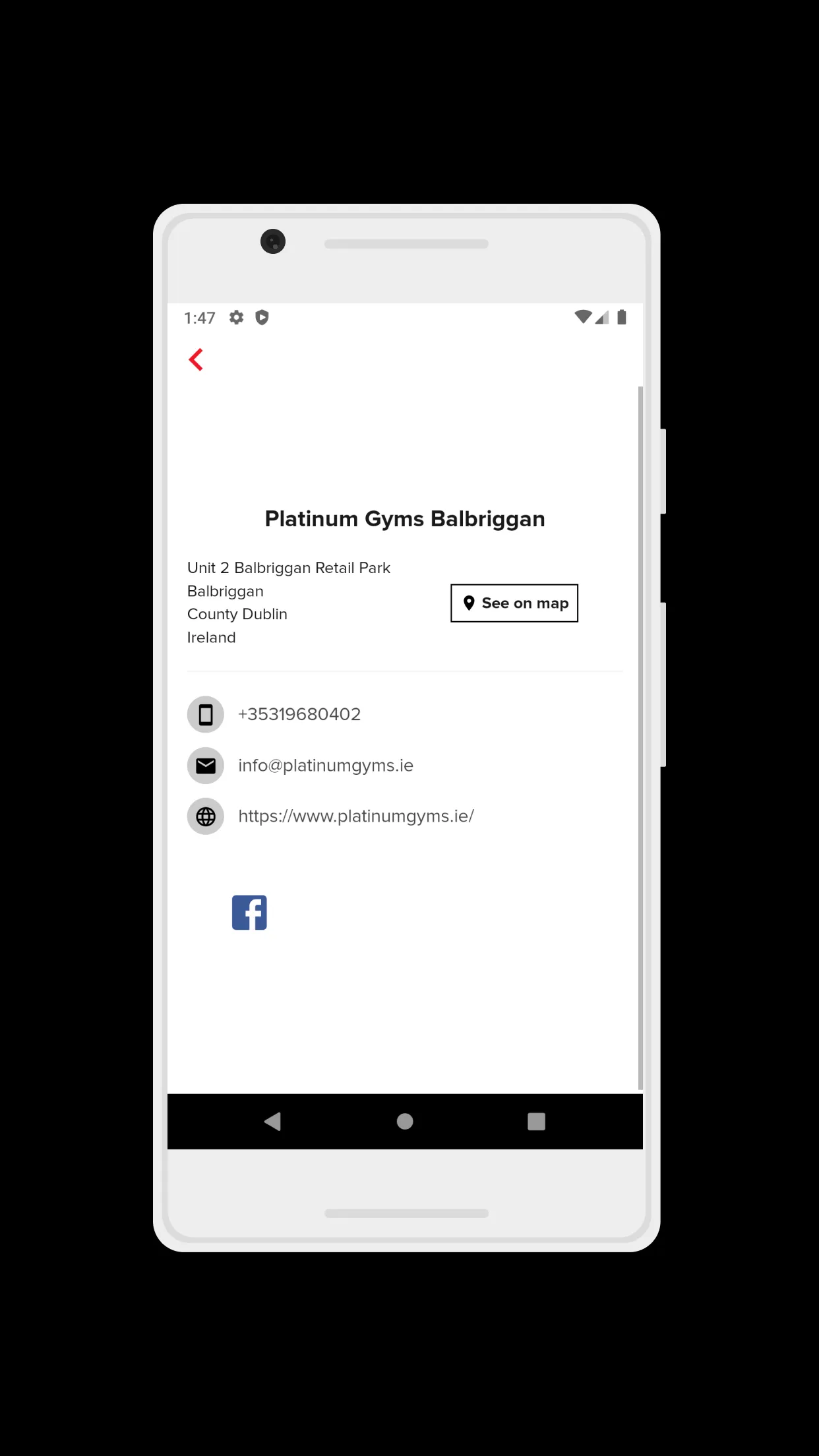 Platinum Gyms | Indus Appstore | Screenshot